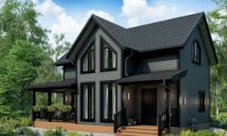 Проекты каркасных домов с террасой от 3662 рублей | Строй-Крл