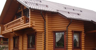 Строительство дома из оцилиндрованного бревна в Королев - от 135993 рублей